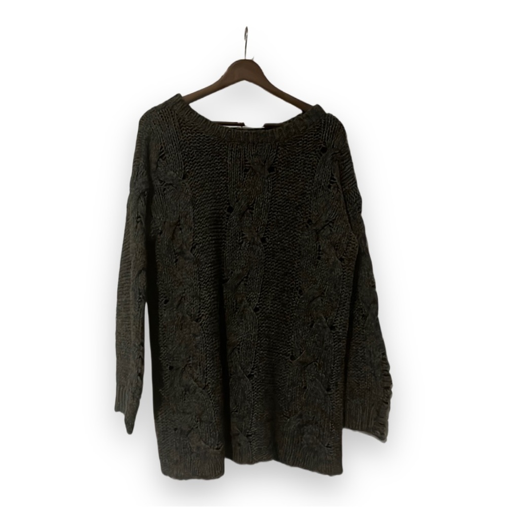 H&M Dark Gray cable knit sweater size S